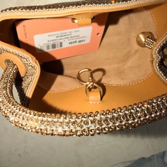 New Cult gaia Solene champagne gold bag - Picture 2 of 3